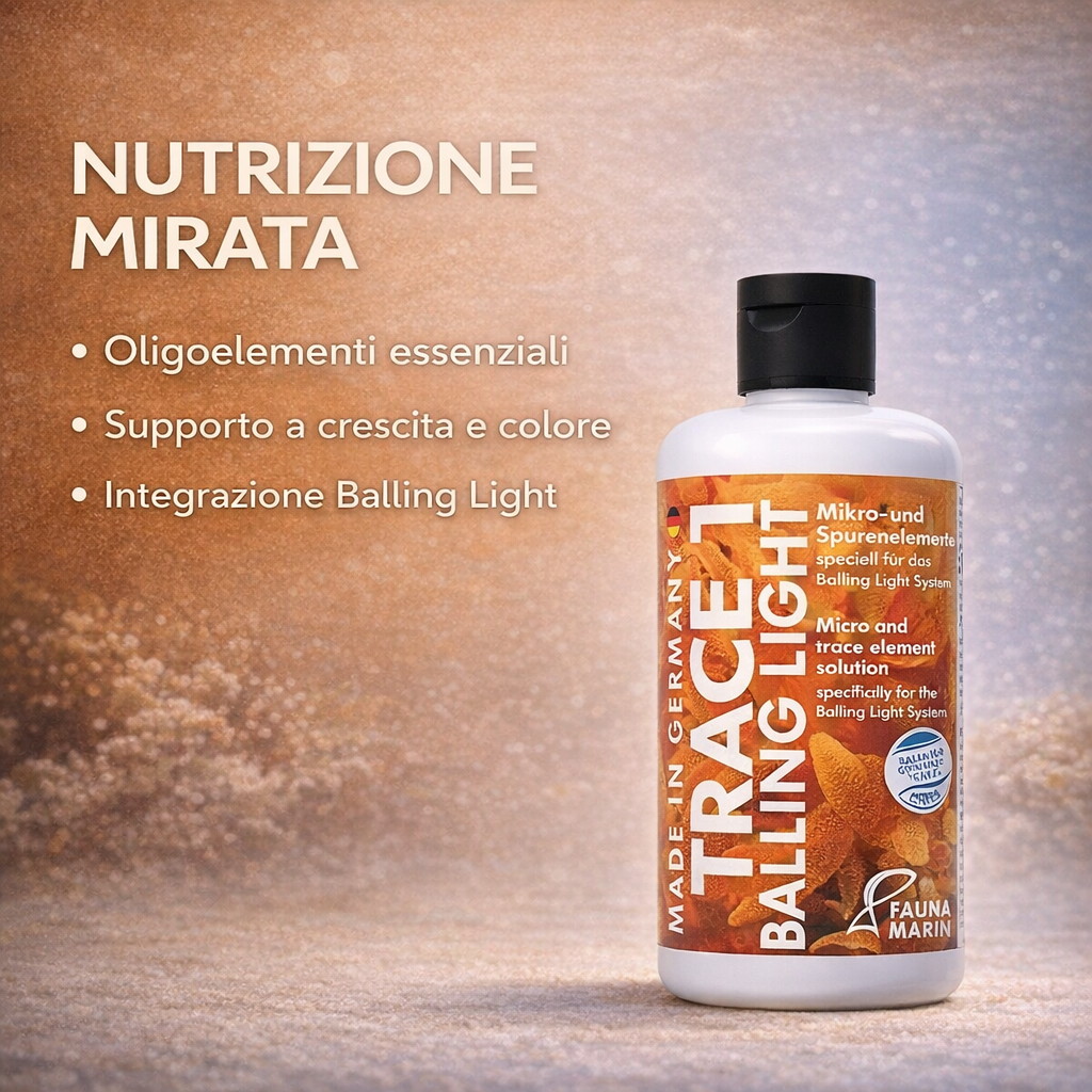 Fauna Marin Balling Light Trace 1 Color Grow – Oligoelementi per coralli - immagine 2