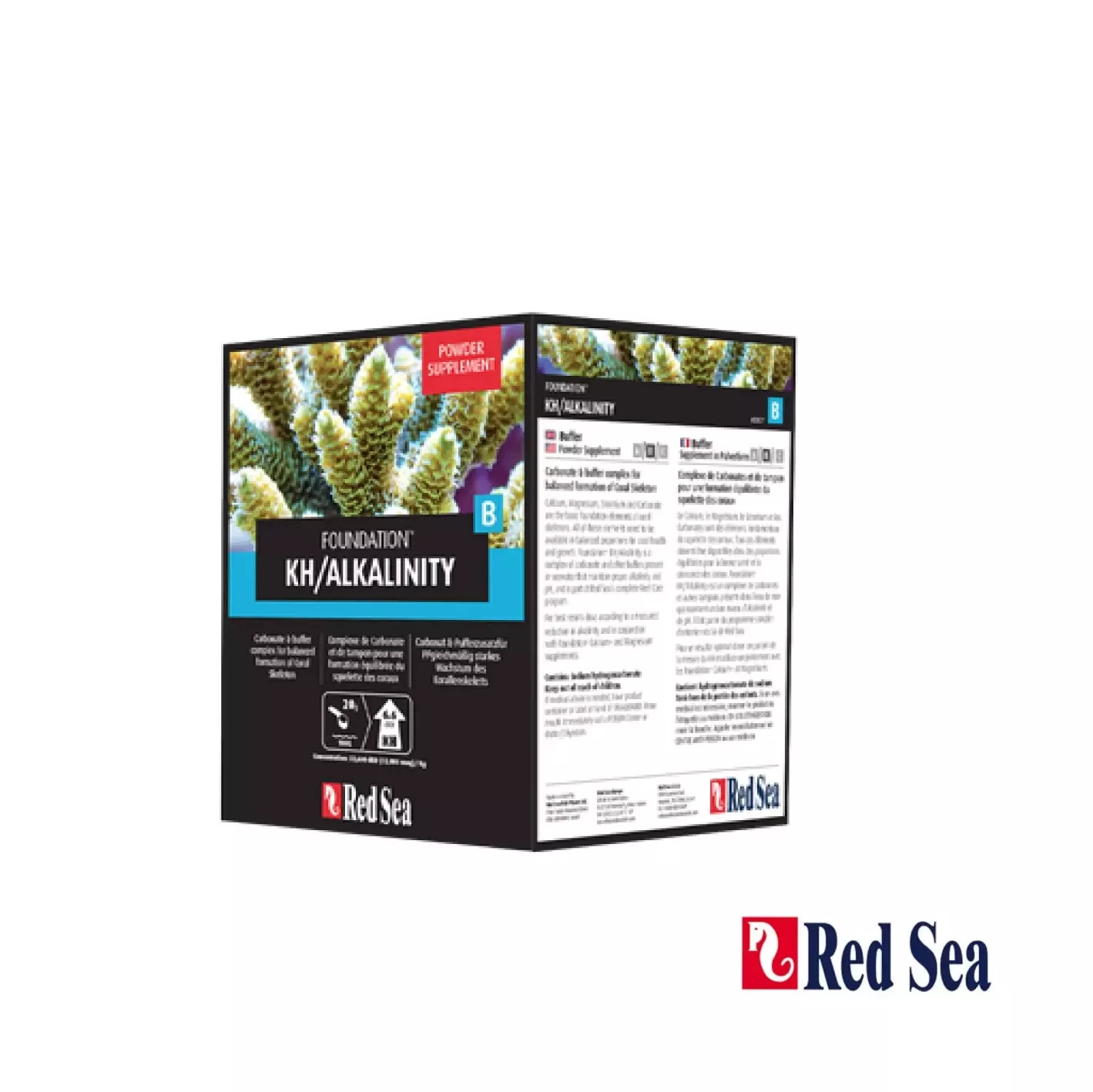 Red Sea Foundation B KH/Alkalinity - Integratore in polvere di Carbonati 1KG