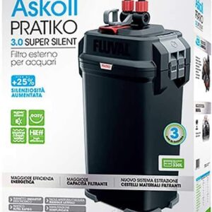 Askoll Pratiko 3.0 Super Silent - Filtro Esterno ad Alta Silenziosità per Acquari