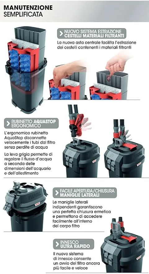 Askoll Pratiko 3.0 Super Silent - Filtro Esterno ad Alta Silenziosità per Acquari - immagine 4