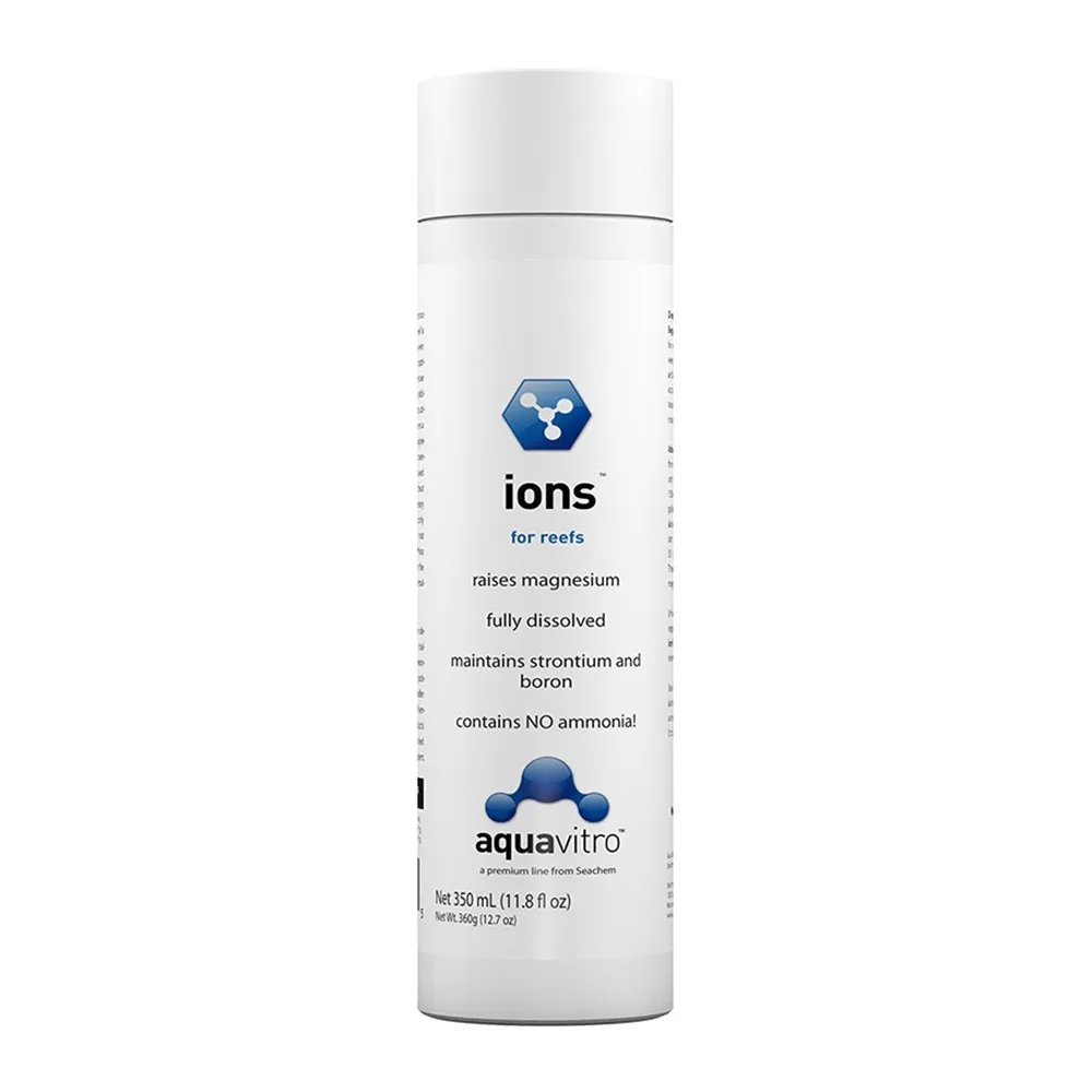 Seachem AquaVitro Ions 350ml – Equilibrio Ionico Reef