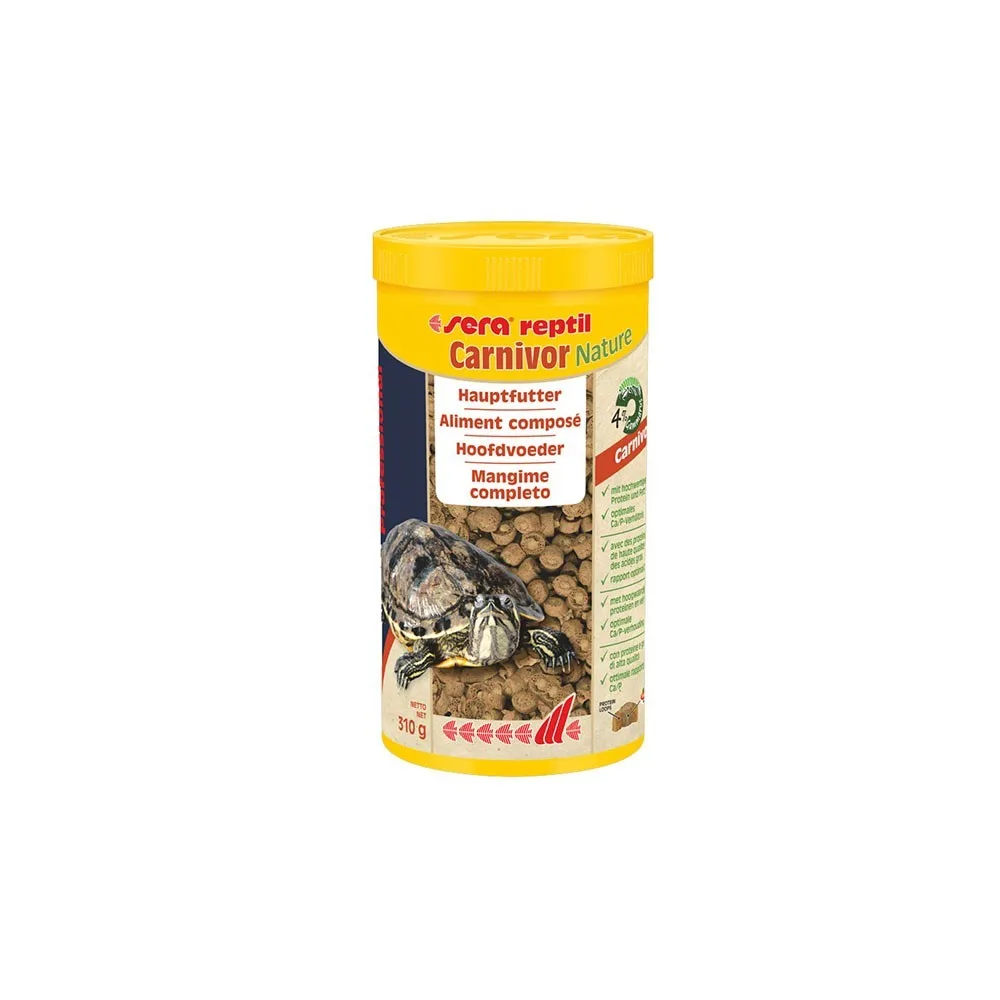 Sera Reptil Carnivor Nature – Mangime Tartarughe
