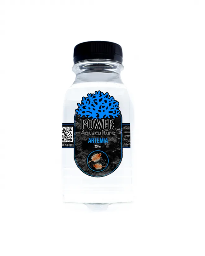 naupli di artemia vivi per acquari marini 250ml power aquaculture