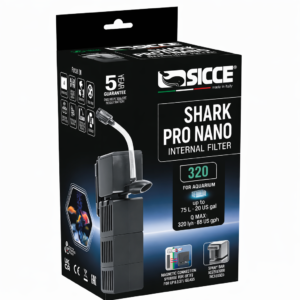 Sicce Shark Pro Nano 320 Filtro Interno per Acquari fino a 75 Litri