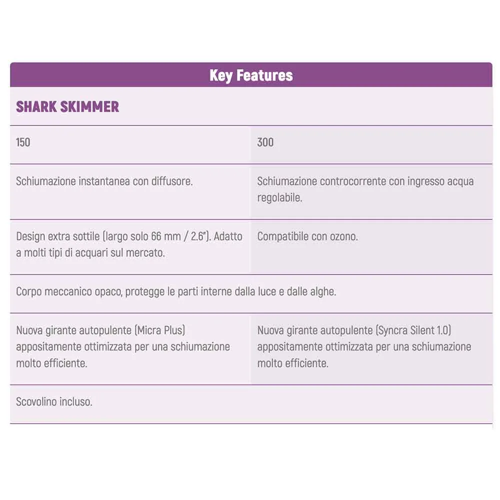 Sicce - Shark Skimmer 150 Schiumatoio Interno per Acquari Marini fino a 150 Litri - immagine 7
