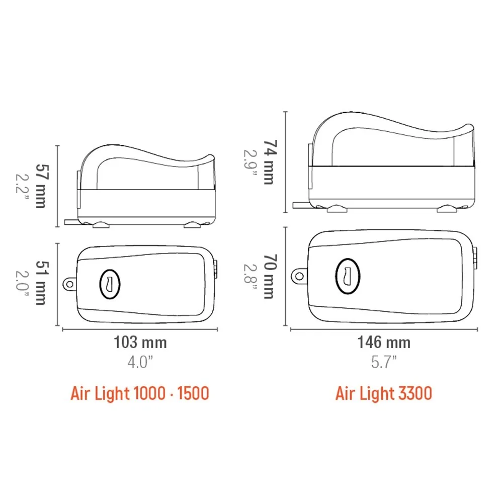 Sicce - Airlight 3300 Aeratore Silenzioso per Acquari fino a 180 Litri - immagine 3