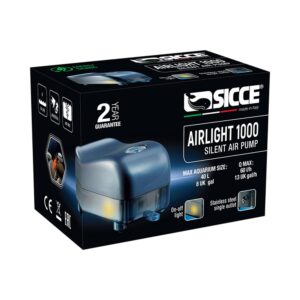Sicce - Airlight 1000 Aeratore Silenzioso per Acquari 16-40 Litri