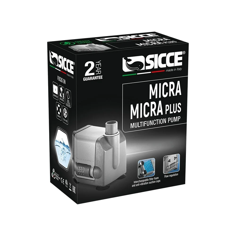 Sicce - Micra Mini Pompa Regolabile 400 L/h