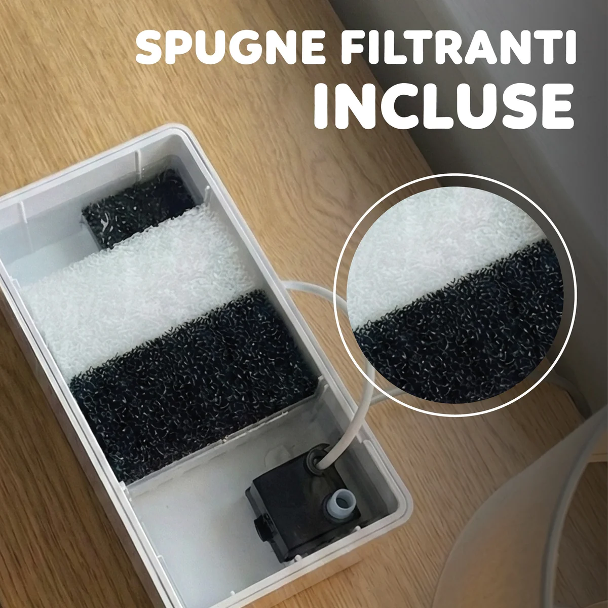 AQPet HYDO – Mini Acquario da Scrivania 3L con LED e Dock Station - immagine 5